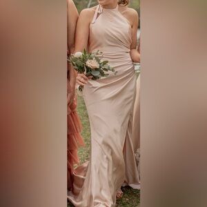 Revelry Blush Satin Fallon